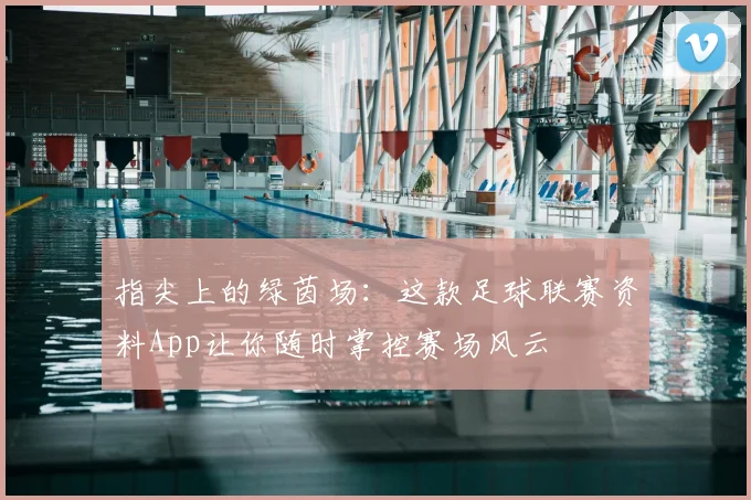 指尖上的绿茵场：这款足球联赛资料App让你随时掌控赛场风云